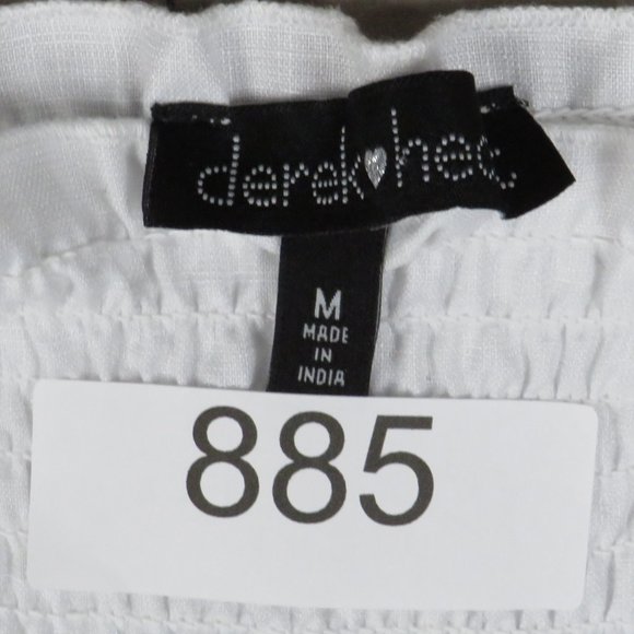 Derek Heart* Women's Smock Top Sleeveless Ruffled Strap Romper~ Size Medium - Picture 7 of 12